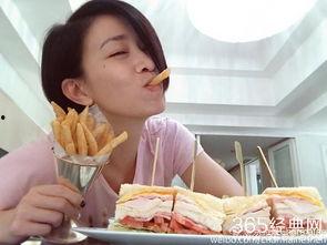 明星与美食写真,明星与美食写真风采集